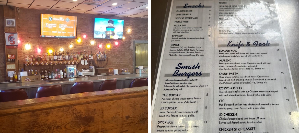 A&G Restaurant and Lounge Menu